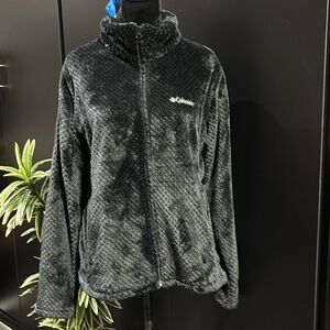 Columbia Beech Forest Textured Fleece,full zip  jacket 2 in and 2 out pockets